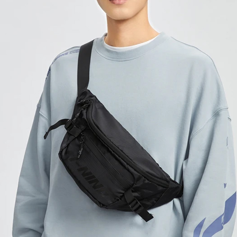 Сумка через плечо унисекс LiNing ABLS155-3 черная