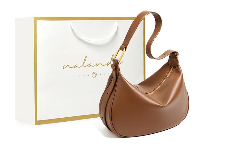 Сумка женская Narandu 612340846 карамельнокоричневая/темночерная