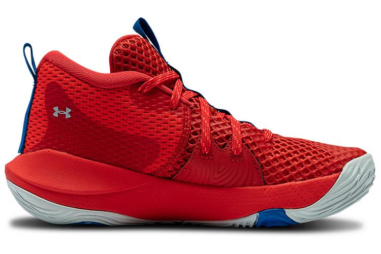 Кроссовки унисекс Under Armour Embiid One Versa красные, 42.5 EU