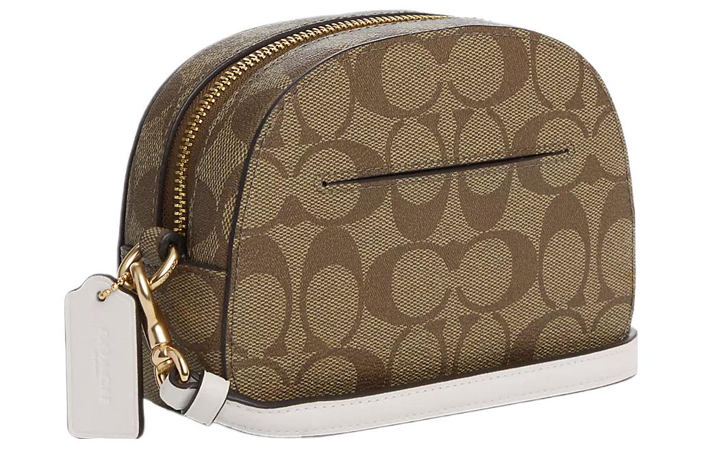 Сумка женская COACH Serena Camera Bag Gold & Khaki & Chalk, Basic Set (Bag+Dust Bag) EU