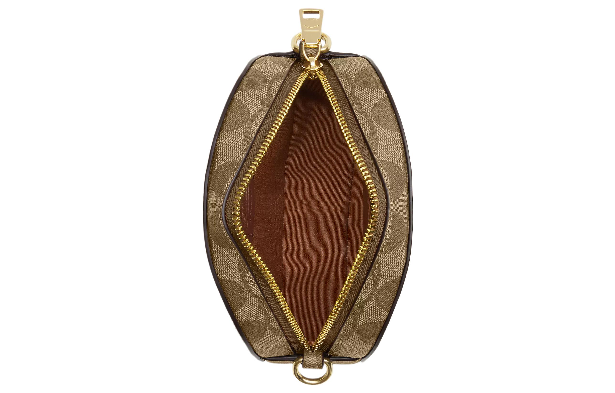 Сумка женская COACH Serena Camera Bag Gold & Khaki & Chalk, Basic Set (Bag+Dust Bag) EU