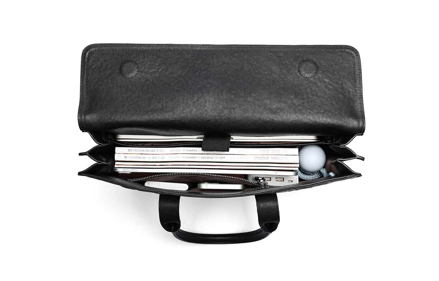 Папка для документов мужская NOMK 1799963 черная большого размера