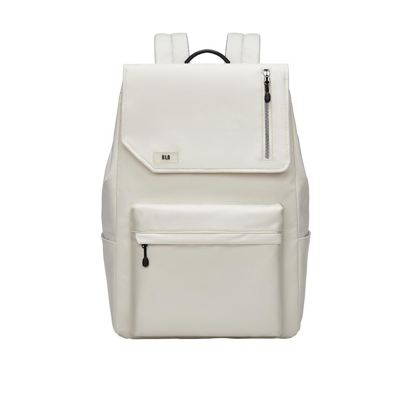 Рюкзак унисекс HLA HKASJAOACAA047 кремово-белый/классический черный