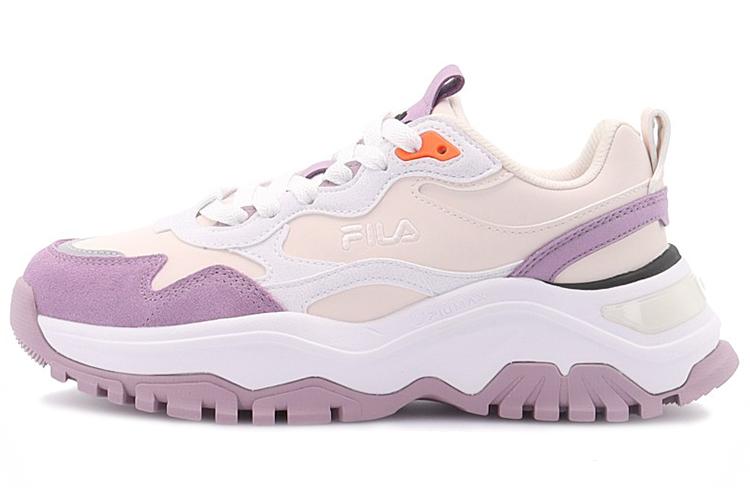 Кроссовки женские FILA Transpose бежево-фиолетовые, 35.5 EU
