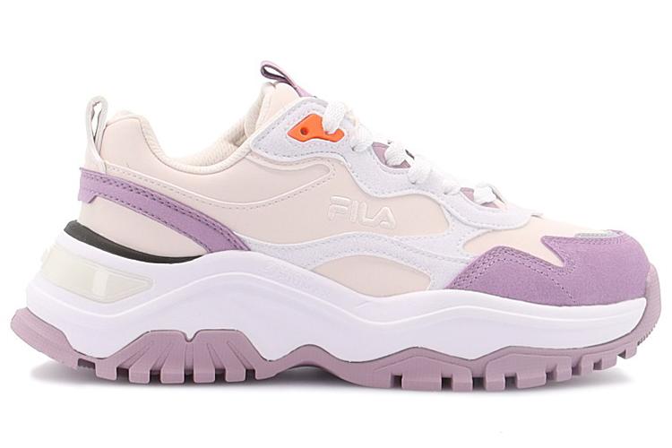Кроссовки женские FILA Transpose бежево-фиолетовые, 35.5 EU