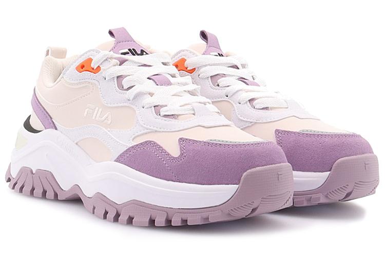 Кроссовки женские FILA Transpose бежево-фиолетовые, 35.5 EU
