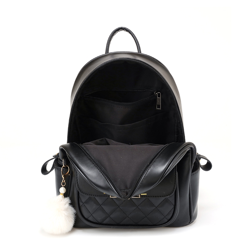 Рюкзак женский Weymond YB9922 черно-белый, Large EU