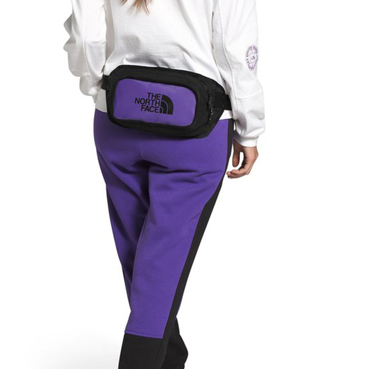 Сумка унисекс THE NORTH FACE NF0A3KZX-S96 черная, фиолетовая