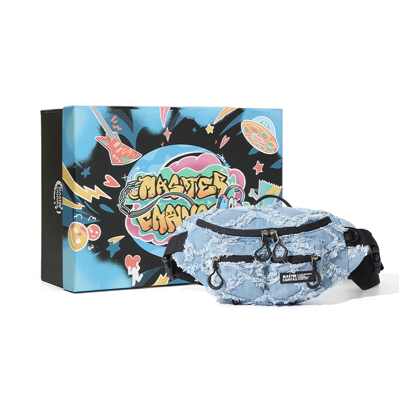 Сумка унисекс MASTER CANVAS MC2218 многоцветная, light denim