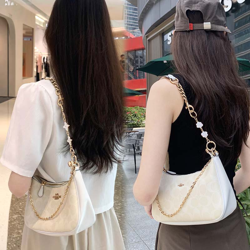 (Gold-Tone) Pig Nose Extender Chain+Decorative Chain 40cm