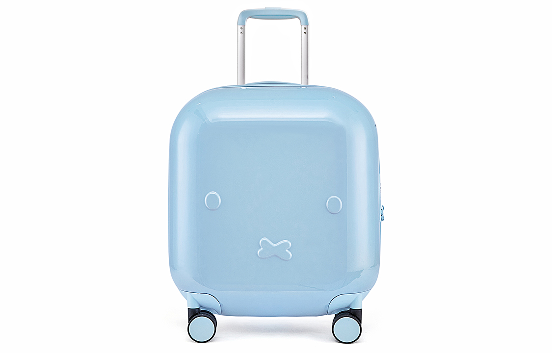 Чемодан женский Miffy PC розово-голубой градиент