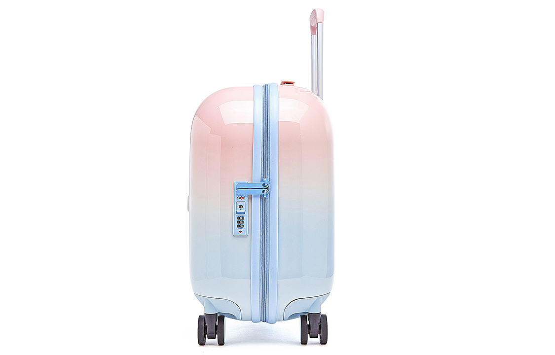 Чемодан женский Miffy PC розово-голубой градиент