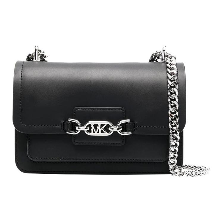 Сумка женская MICHAEL KORS Heather Leather черная, размер Regular