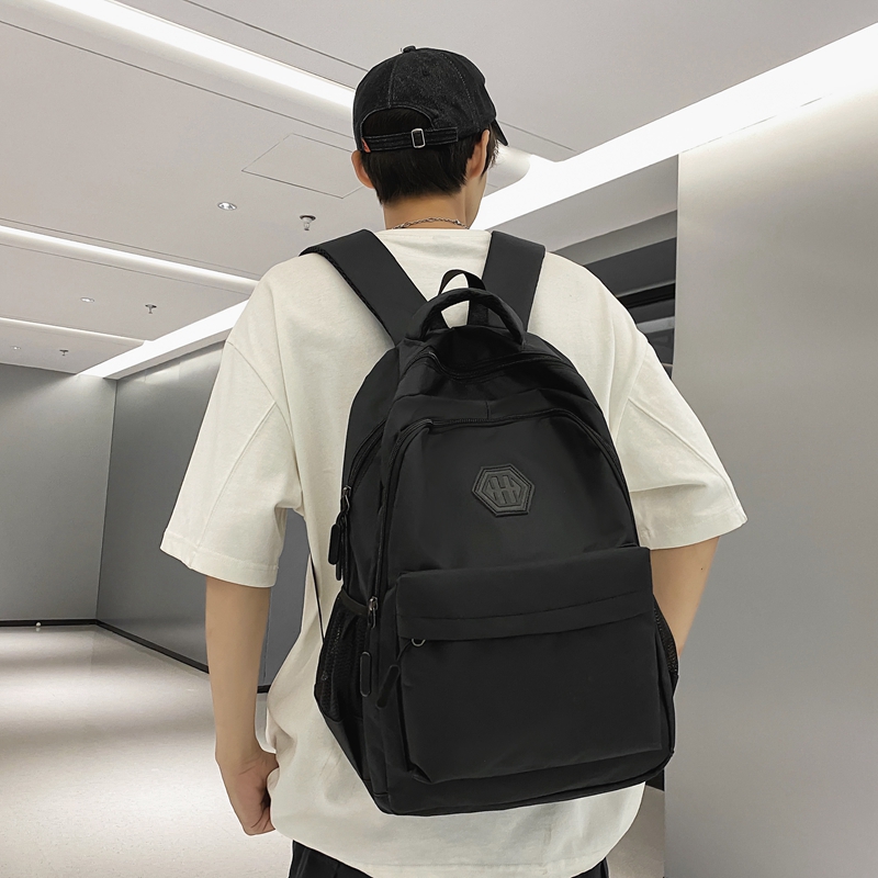 Рюкзак мужской MingLu Regular черный, серый, красный, синий, blue