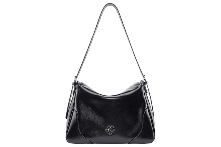 Сумка женская ONE TIME Goddess Bag черная/металлик серебристый