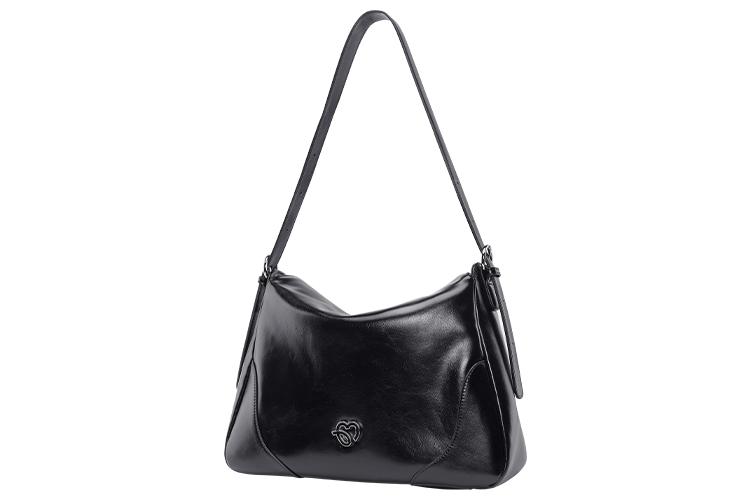 Сумка женская ONE TIME Goddess Bag черная/металлик серебристый