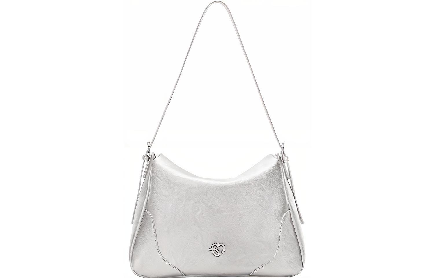 Сумка женская ONE TIME Goddess Bag черная/металлик серебристый