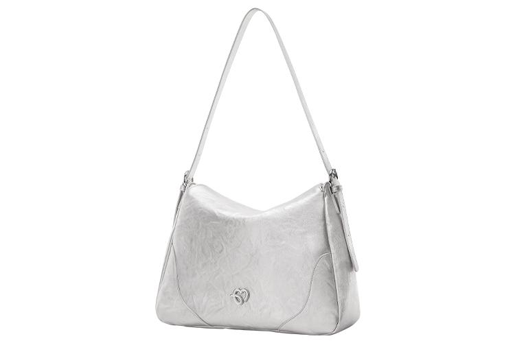 Сумка женская ONE TIME Goddess Bag черная/металлик серебристый