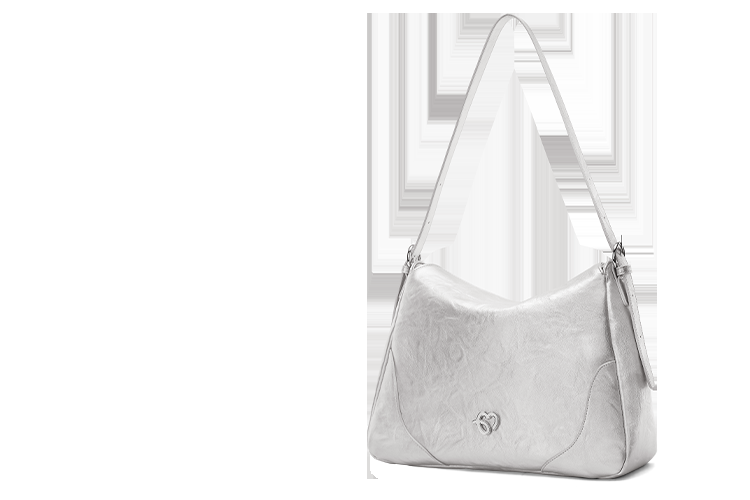 Сумка женская ONE TIME Goddess Bag черная/металлик серебристый