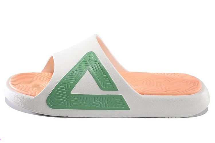 Шлепанцы мужские PEAK Statistic бело-зелёные, 39 EU