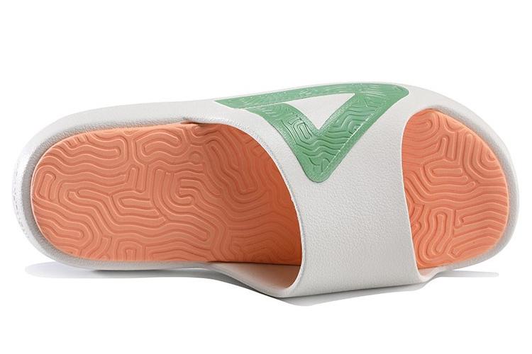 Шлепанцы мужские PEAK Statistic бело-зелёные, 39 EU