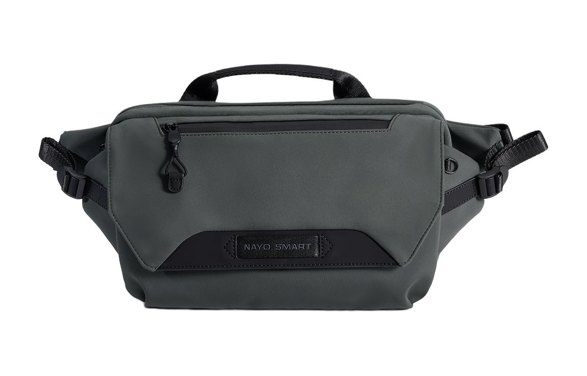 Сумка мужская NAYO SMART NS-HM-H3 серо-зелёная/чёрная