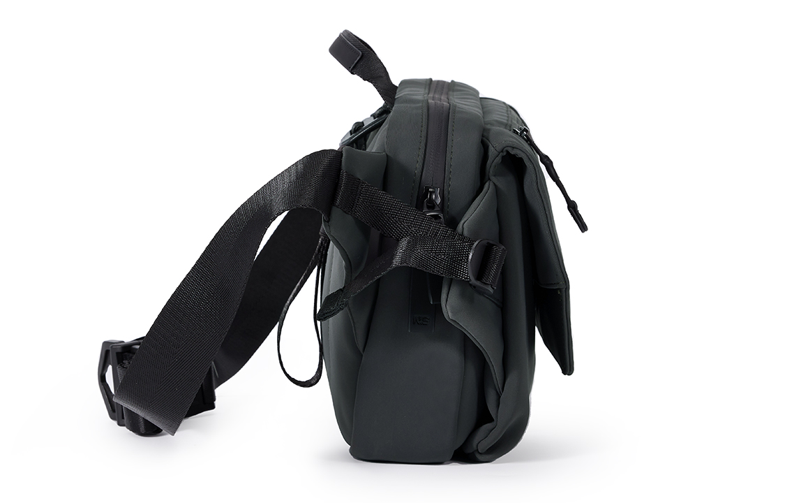 Сумка мужская NAYO SMART NS-HM-H3 серо-зелёная/чёрная