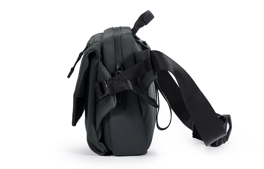 Сумка мужская NAYO SMART NS-HM-H3 серо-зелёная/чёрная