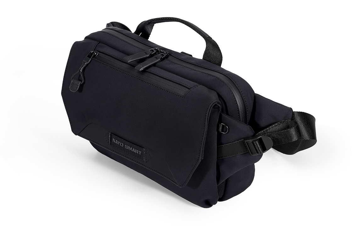 Сумка мужская NAYO SMART NS-HM-H3 серо-зелёная/чёрная