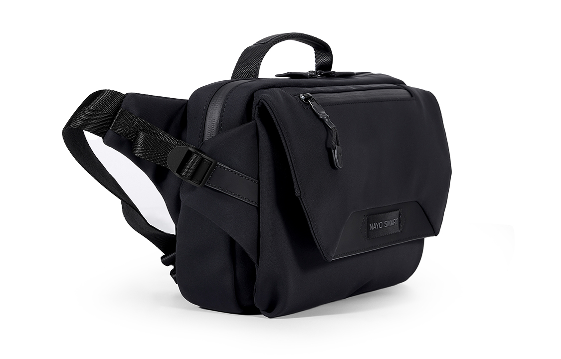 Сумка мужская NAYO SMART NS-HM-H3 серо-зелёная/чёрная