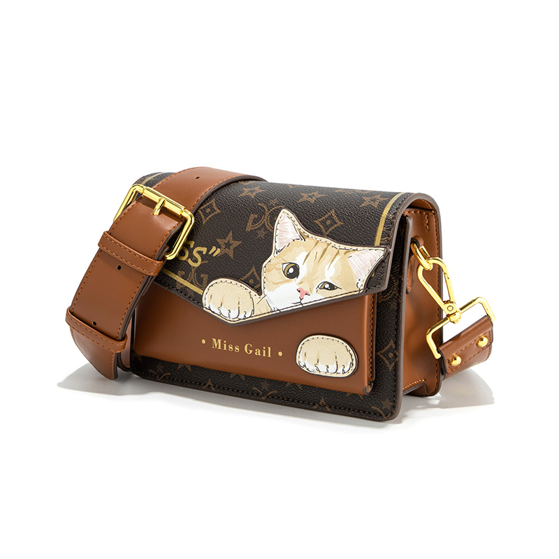 Сумка женская MISS GAIL MG6268, monogram white box