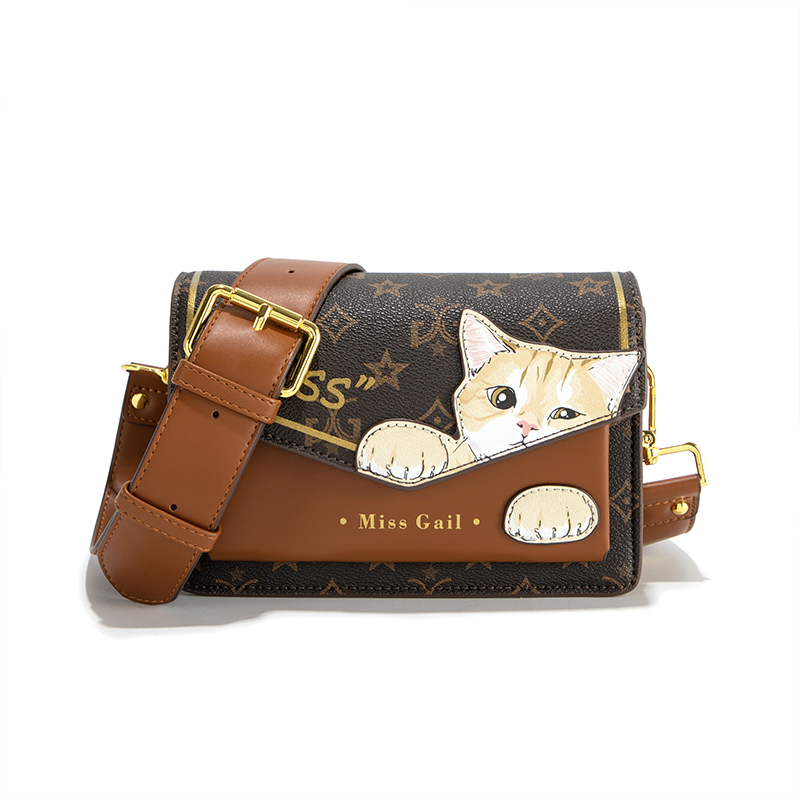 Сумка женская MISS GAIL MG6268, monogram white box