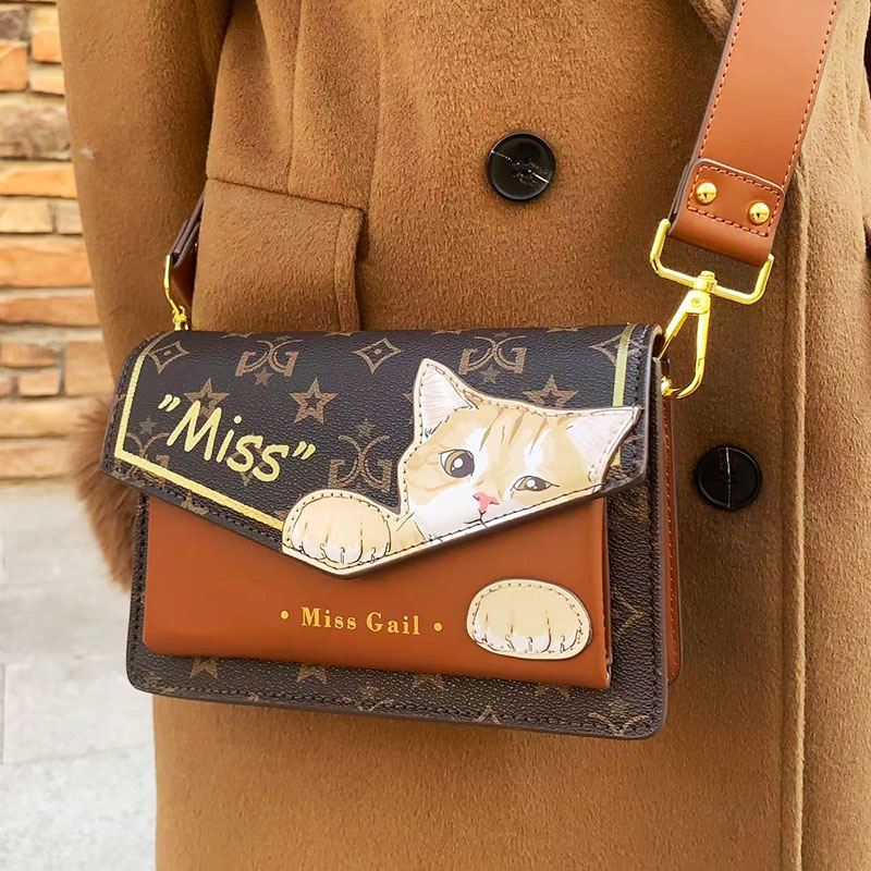 Сумка женская MISS GAIL MG6268, monogram white box