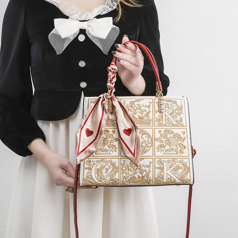 Сумка женская ST&SAT SS1123A004 абрикосово-красная