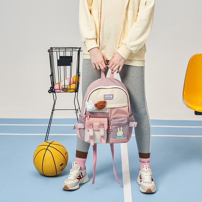 Рюкзак женский Miffy MF1462-01 синий/фиолетовый