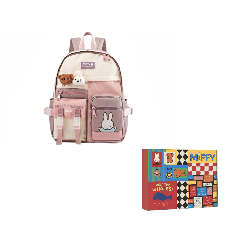 Рюкзак женский Miffy MF1462-01 синий/фиолетовый