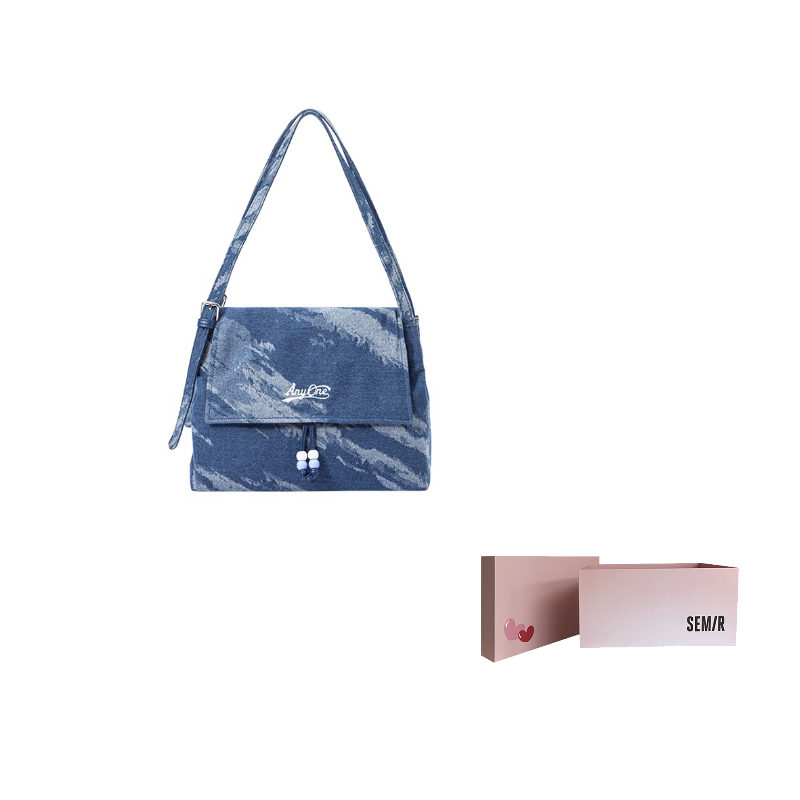 Сумка женская SEM/R 105124153017 экрю/деним, One Size EU