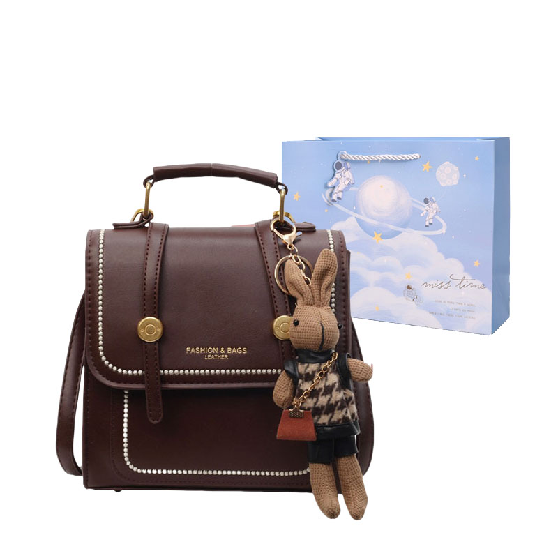 Рюкзак женский Duoluplo Doron Paul, коричневый