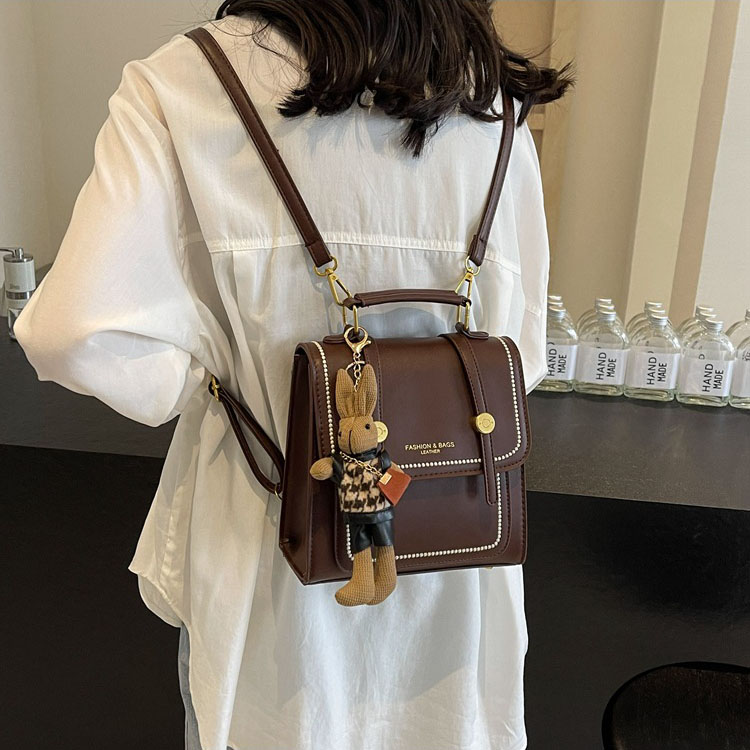 Рюкзак женский Duoluplo Doron Paul, коричневый