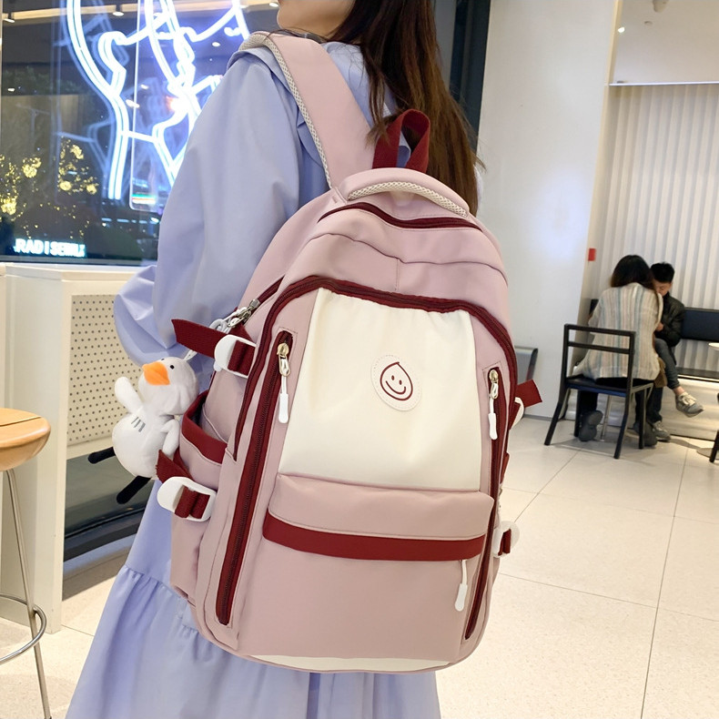 Рюкзак унисекс NOMK Nylon Canvas Laptop Backpack многоцветный, brown