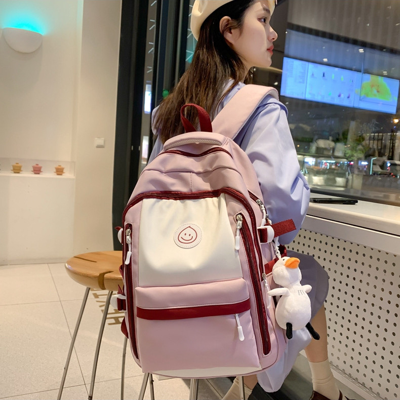 Рюкзак унисекс NOMK Nylon Canvas Laptop Backpack многоцветный, brown