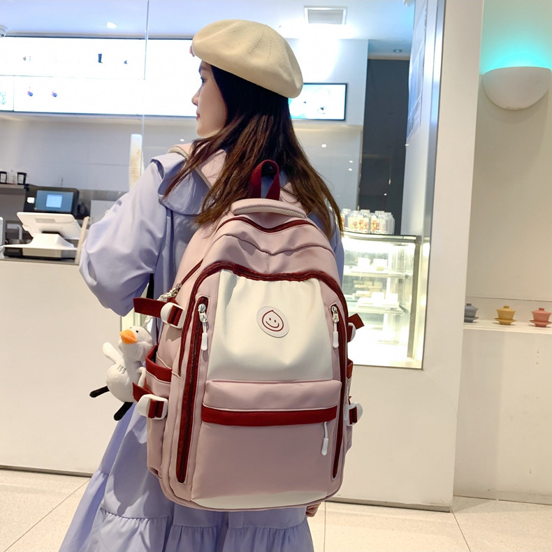 Рюкзак унисекс NOMK Nylon Canvas Laptop Backpack многоцветный, brown