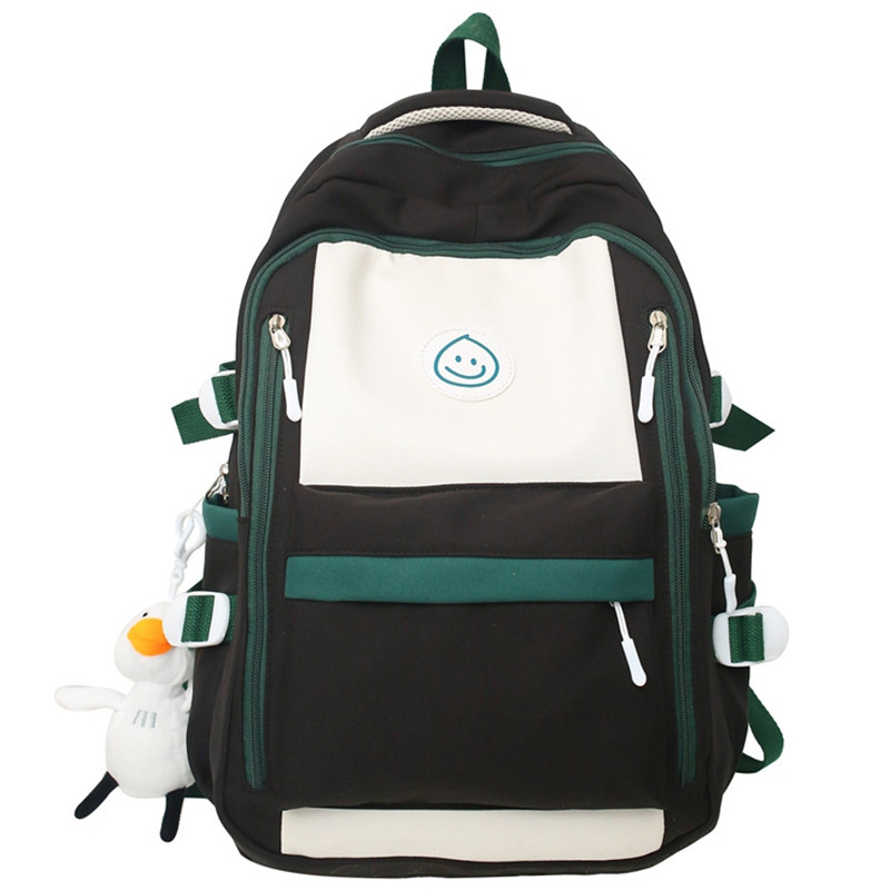 Рюкзак унисекс NOMK Nylon Canvas Laptop Backpack многоцветный, brown