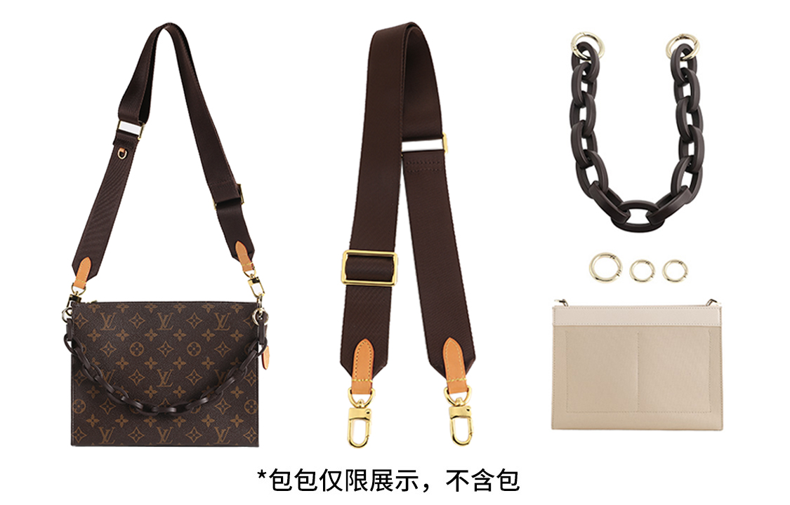 Клапан для сумки Luxury Care Artisan Workshop qdw0332, Brown Canvas 79-118cm Shoulder Strap 26 Toiletry Bag Modified Set EU