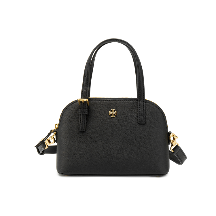 Сумка женская TORY BURCH Emerson Leather Dome Bag черная