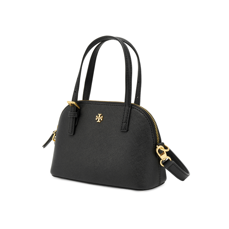 Сумка женская TORY BURCH Emerson Leather Dome Bag черная