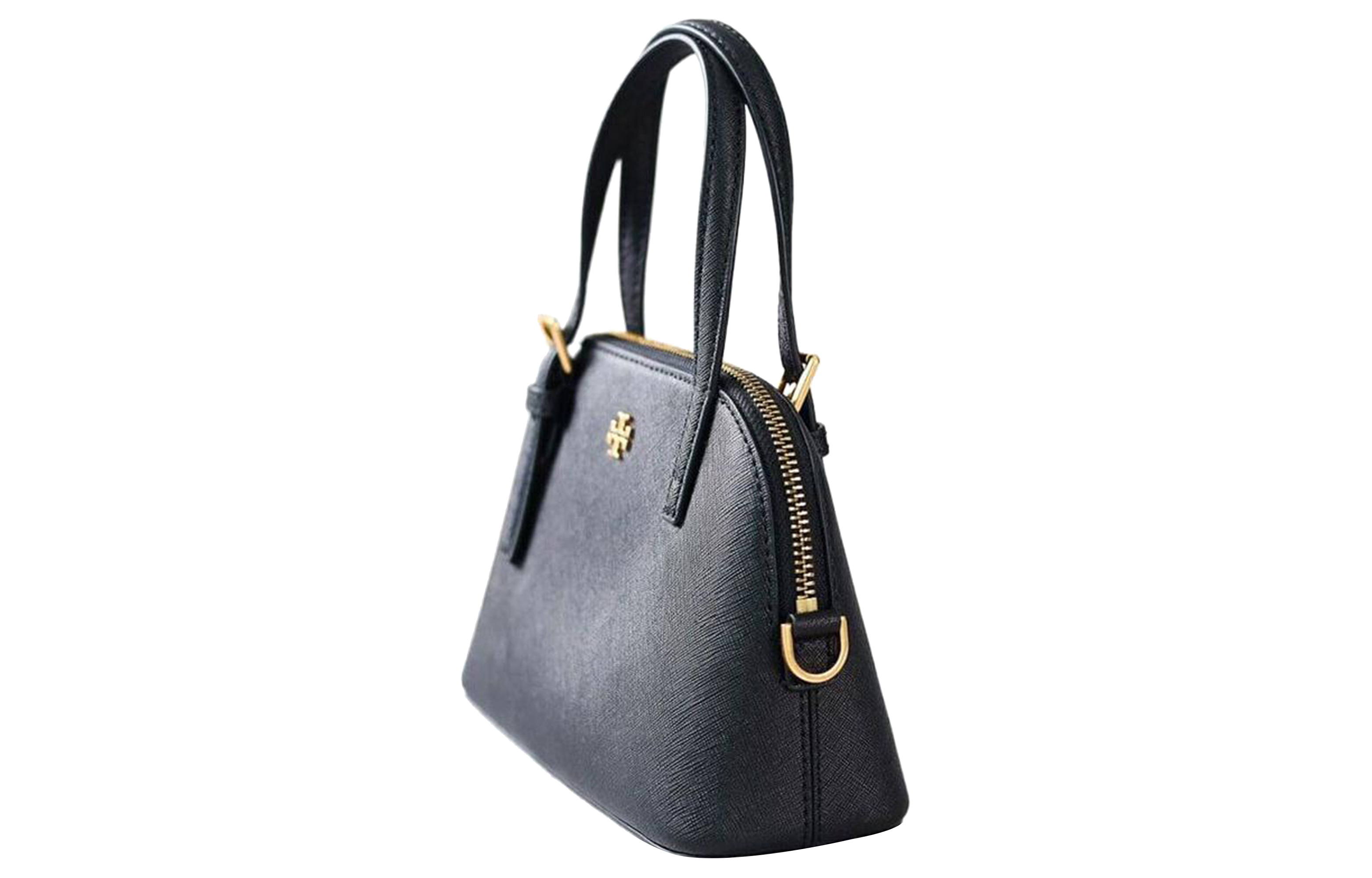 Сумка женская TORY BURCH Emerson Leather Dome Bag черная