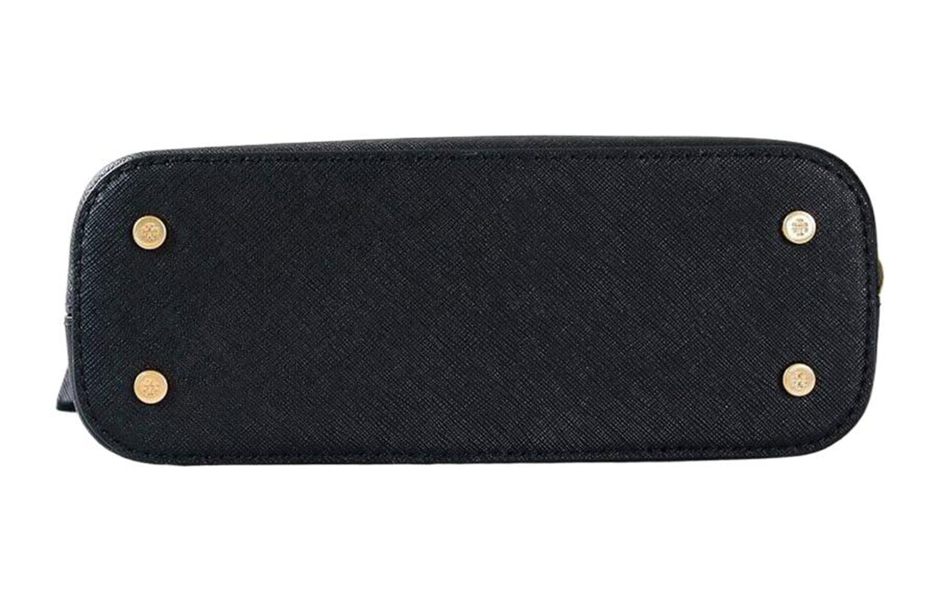 Сумка женская TORY BURCH Emerson Leather Dome Bag черная