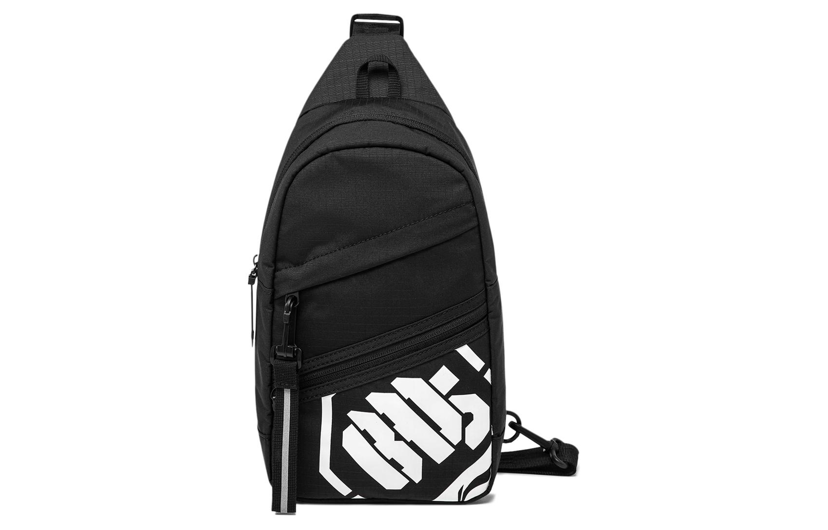 Плечевая сумка унисекс LiNing Badfive черная