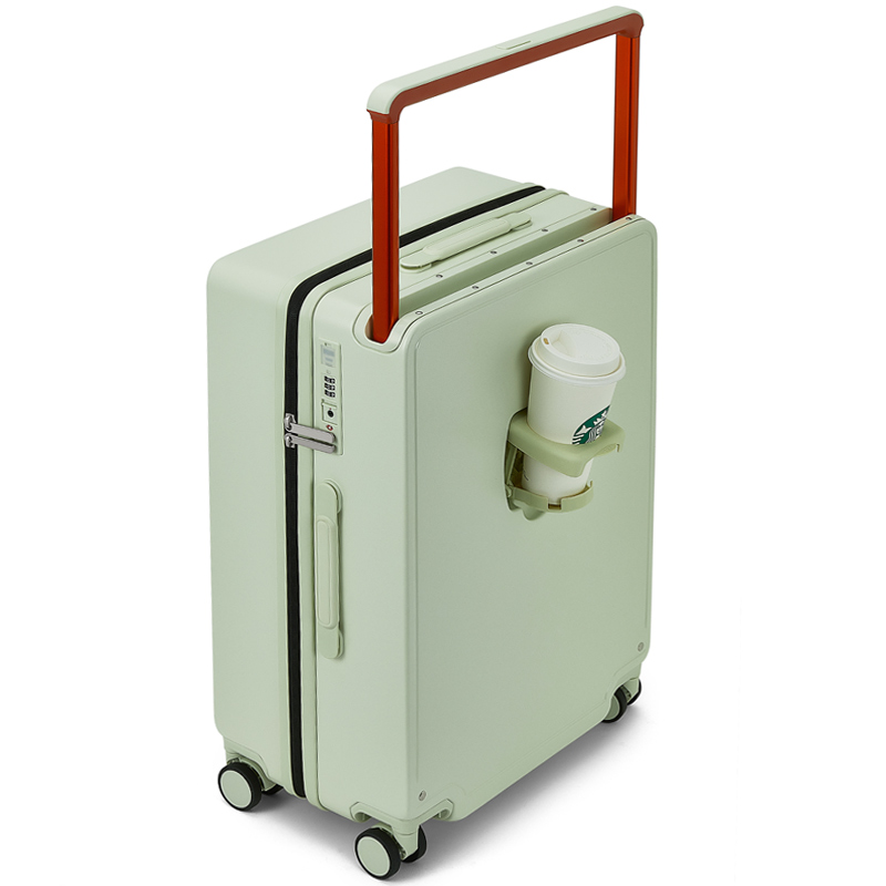 Чемодан унисекс WALKTRIP PC Travel Bag белый/ванильно-молочный/черно-красный, 20 inches EU